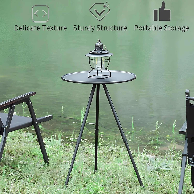 Table Basse Ronde Pliante