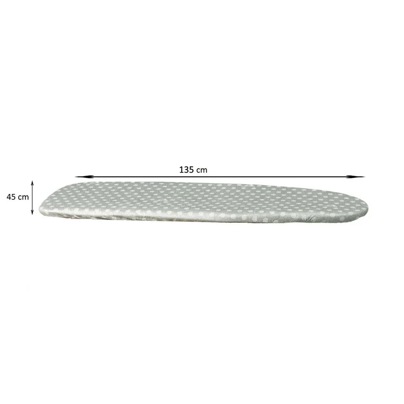 ARIT Fodera – Housse de table à repasser aluminisée en coton, 135 × 45 cm, résistante à la chaleur, verte