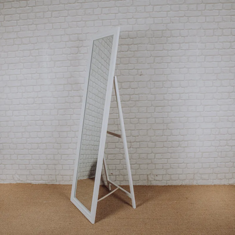 Miroir psyché blanc