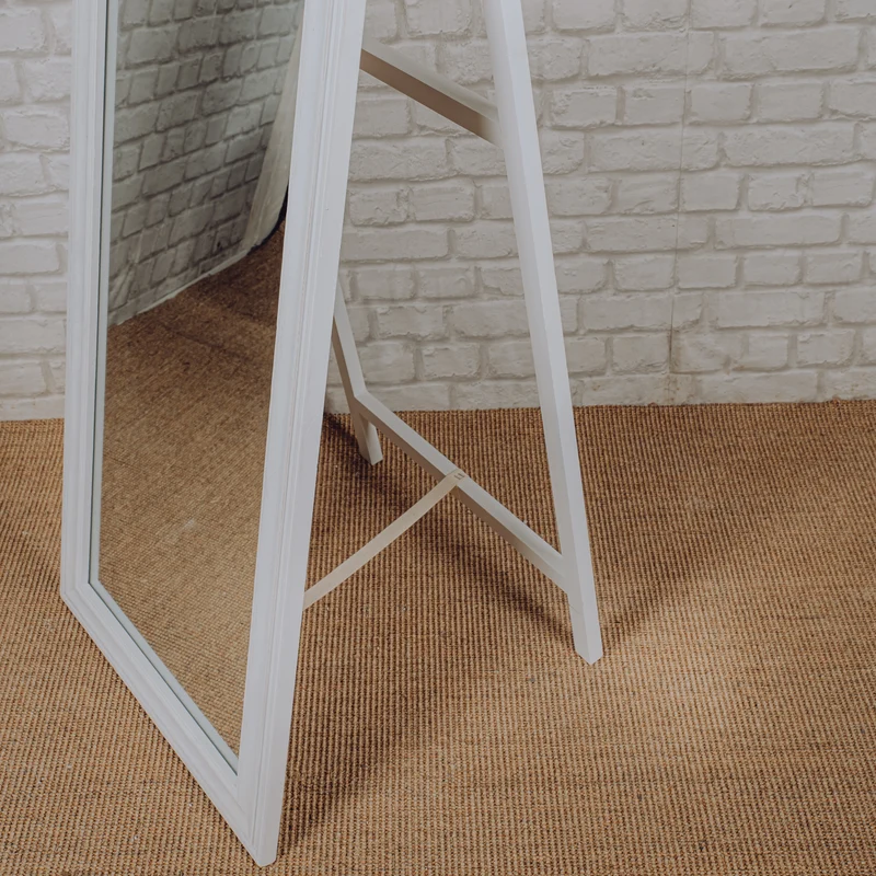 Miroir psyché blanc