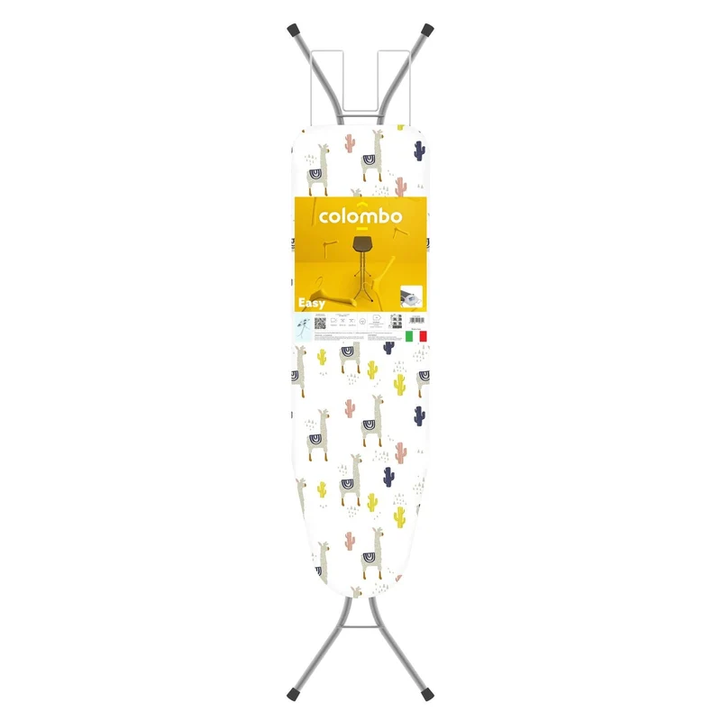 Colombo EASY - Table à repasser, Planche à Repasser, Table a Repasser Pliable, 110x32 cm, hauteur réglable en 4 positions jusqu'à 88 cm