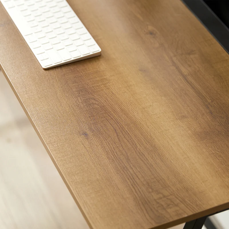 SoBuy FWT79-PF Bureau Informatique avec Passe-câble, Bureau d'Ordinateur Table d’Étude