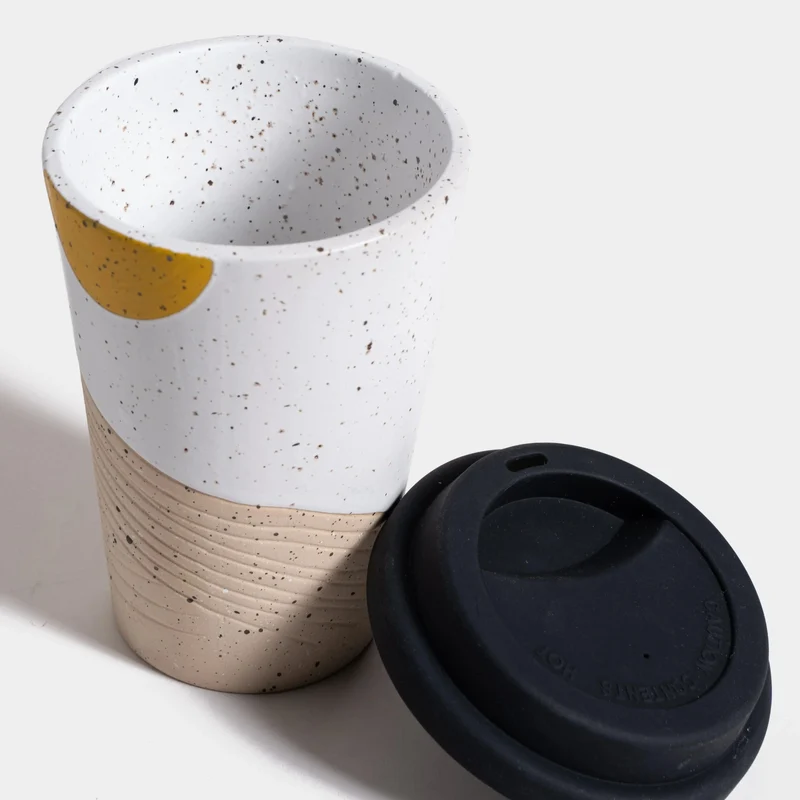 Stoneware Travel Mug