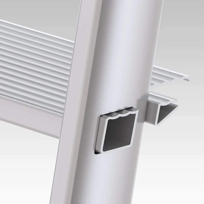 Colombo LIBELLULA - Escabeau pliable sécurisé 5 marches, hauteur 106 cm, charge maximale 150 kg, aluminium, fabriqué en Italie