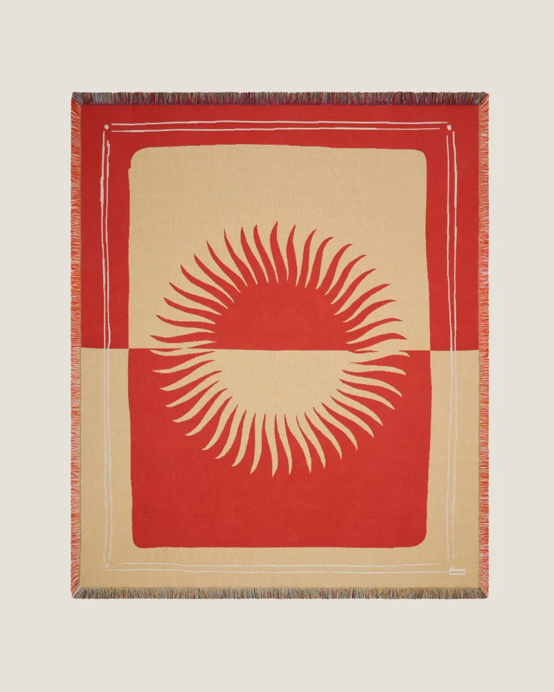 SOLAR DUSK THROW RUG