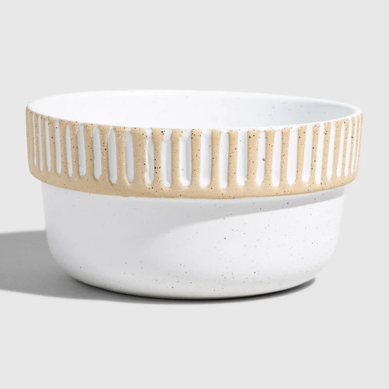 Eggshell Stoneware Bowl