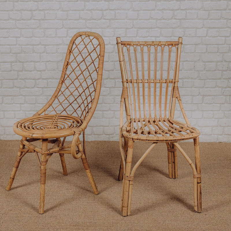 Chaise en rotin