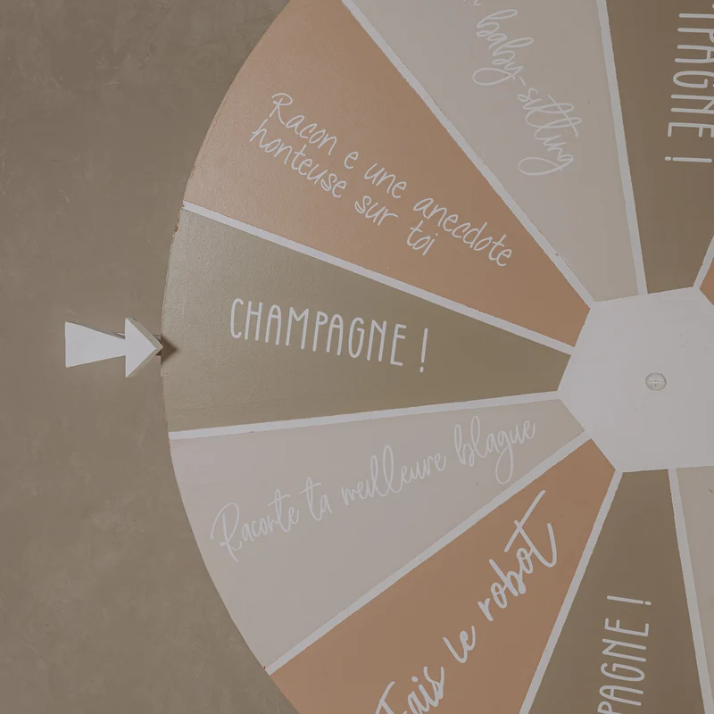 Roue de la fortune à personnaliser