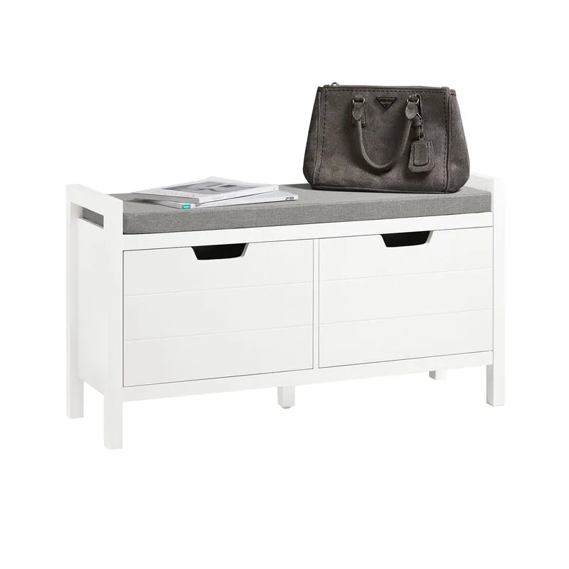 SoBuy FSR63-W Banc de Rangement Commode à Chaussure