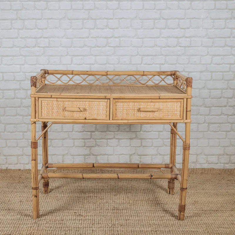 Bureau en rotin