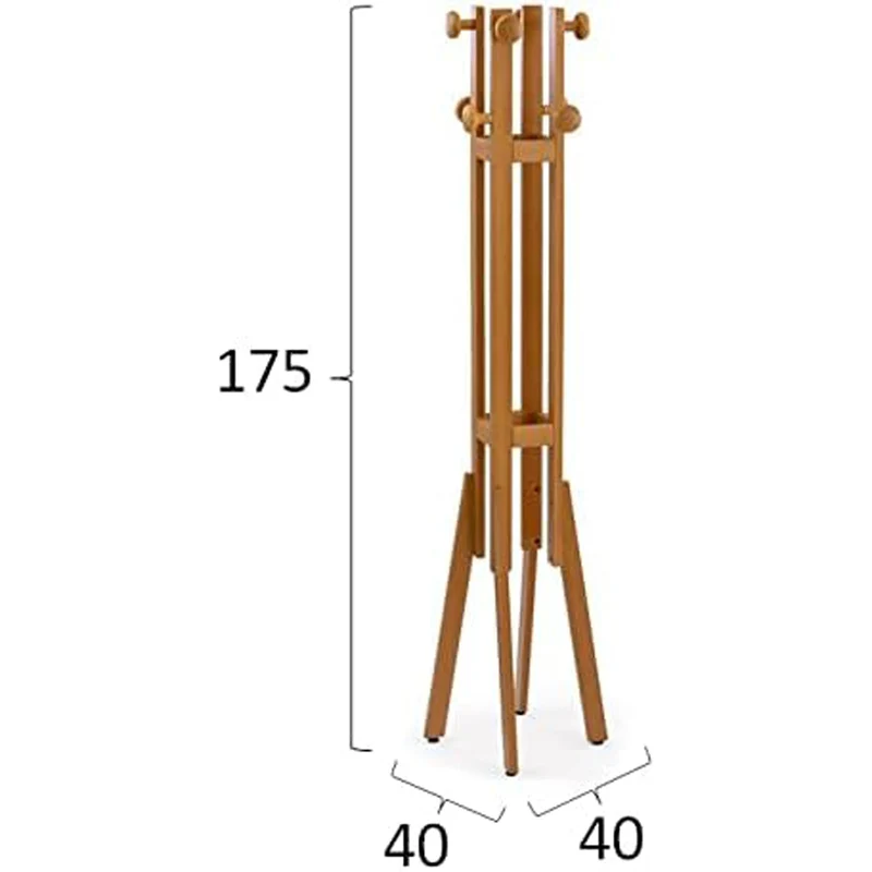 ARIT - Porte-manteau ALBA arbre en bois - Finition cerisier « Ar-It le cœur du bois »