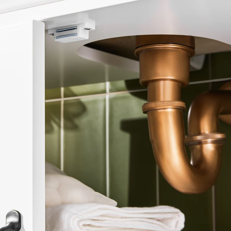 SoBuy BZR205-W Meuble Sous Lavabo avec Étagères Réglables – L60 × P30 × H60 cm, Blanc
