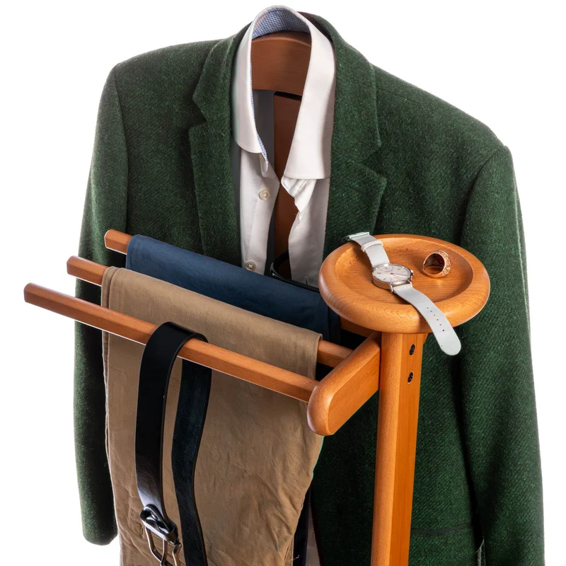 Valet de chambre en hêtre avec tablette – Tatkraft Lord