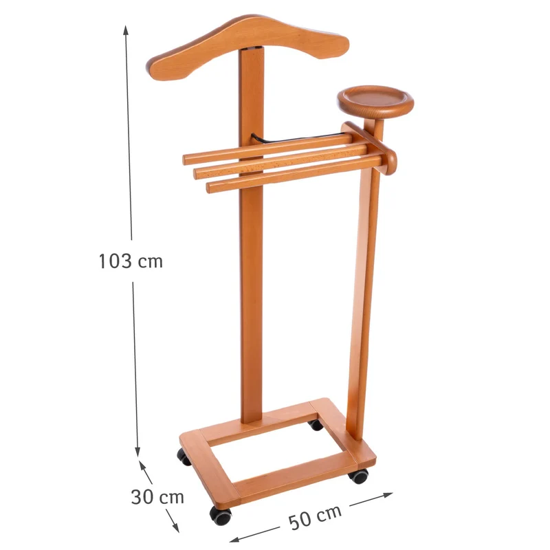 Valet de chambre en hêtre avec tablette – Tatkraft Lord