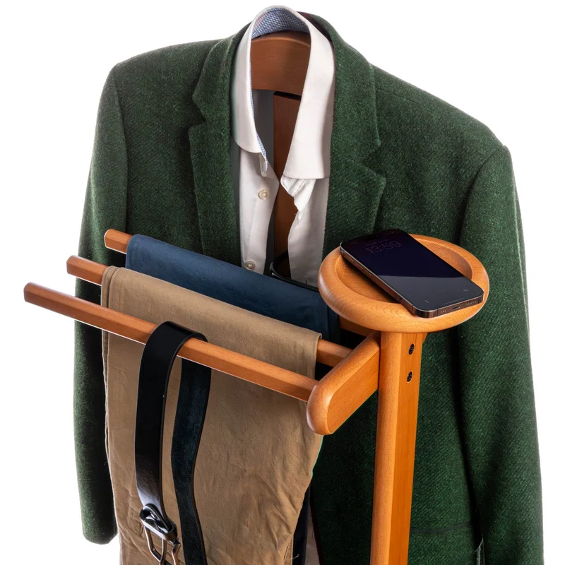 Valet de chambre en hêtre avec tablette – Tatkraft Lord