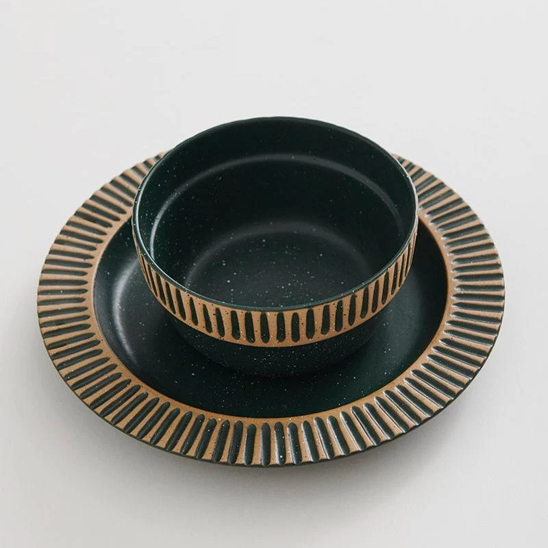 Pine Stoneware Bowl