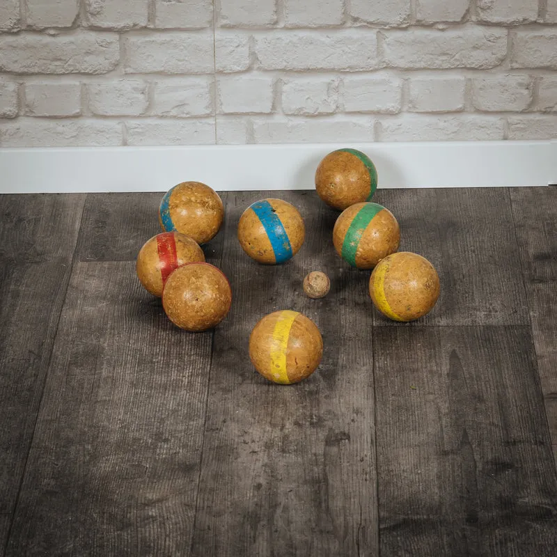 Pétanque en bois