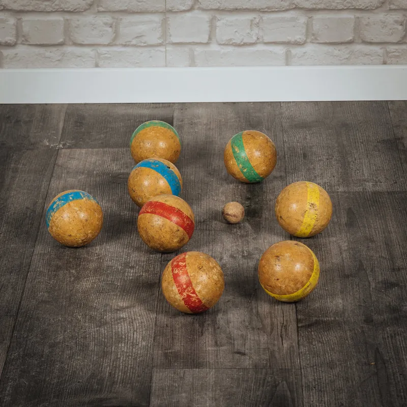 Pétanque en bois