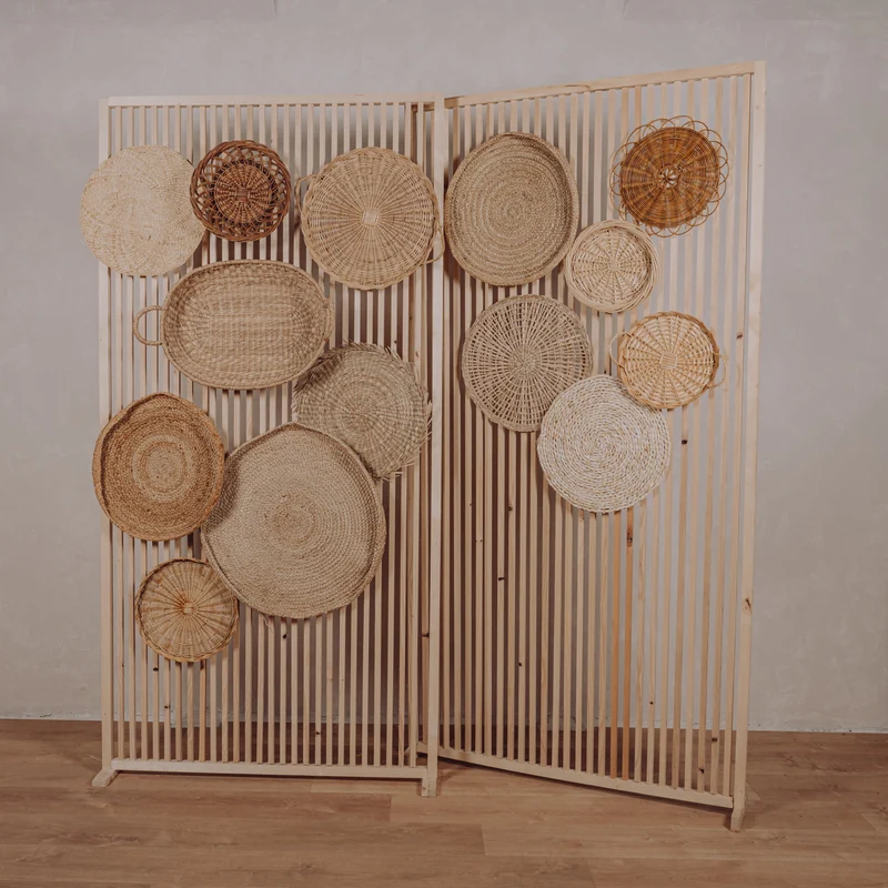 Panier plat et set de table