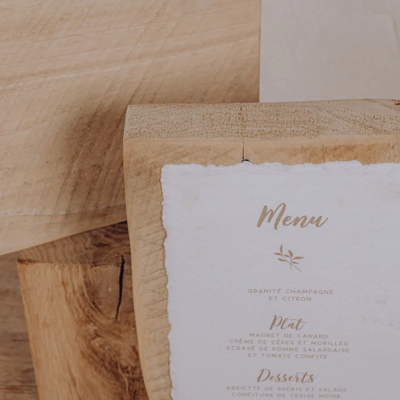 Bloc en bois brut