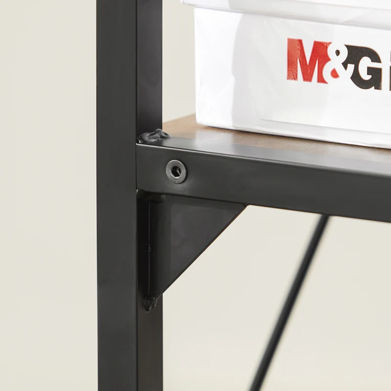 SoBuy FRG81-PF Chariot Étagère Roulante Bout de Canapé Étagère Cuisine Meuble de Rangement à roulettes de 3 Niveaux