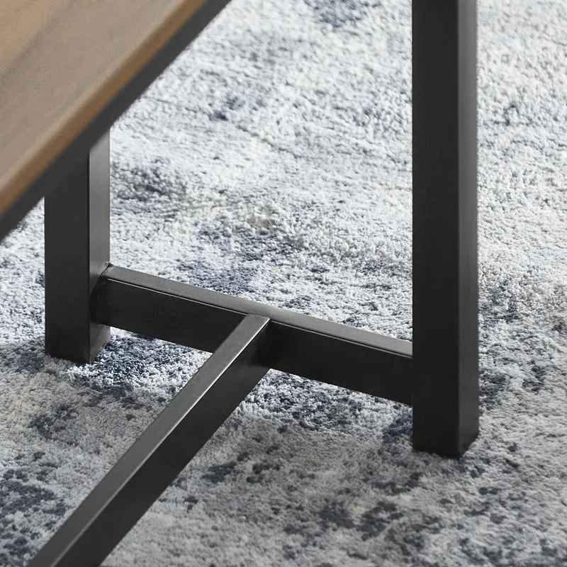 SoBuy OGT25-N Ensemble Table à Manger et bancs, Set de 3 pieces, avec 2 bancs pour Cuisine, Salle à Manger, Salon