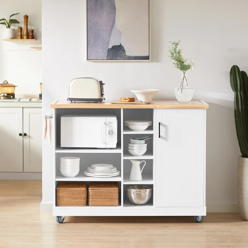SoBuy FKW105-WN Desserte Roulante Chariot de Cuisine Chariot de Service