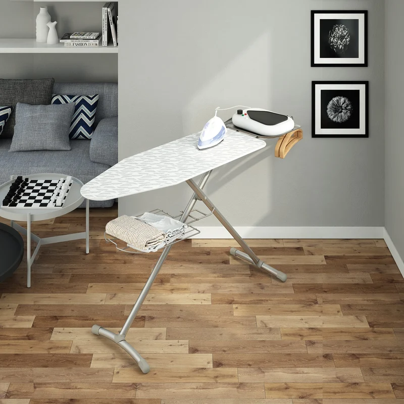 Colombo Turbo - XL Planche a repasser (124 x 44 cm), 6 options de réglage de la hauteur, Fabriquée en Italie