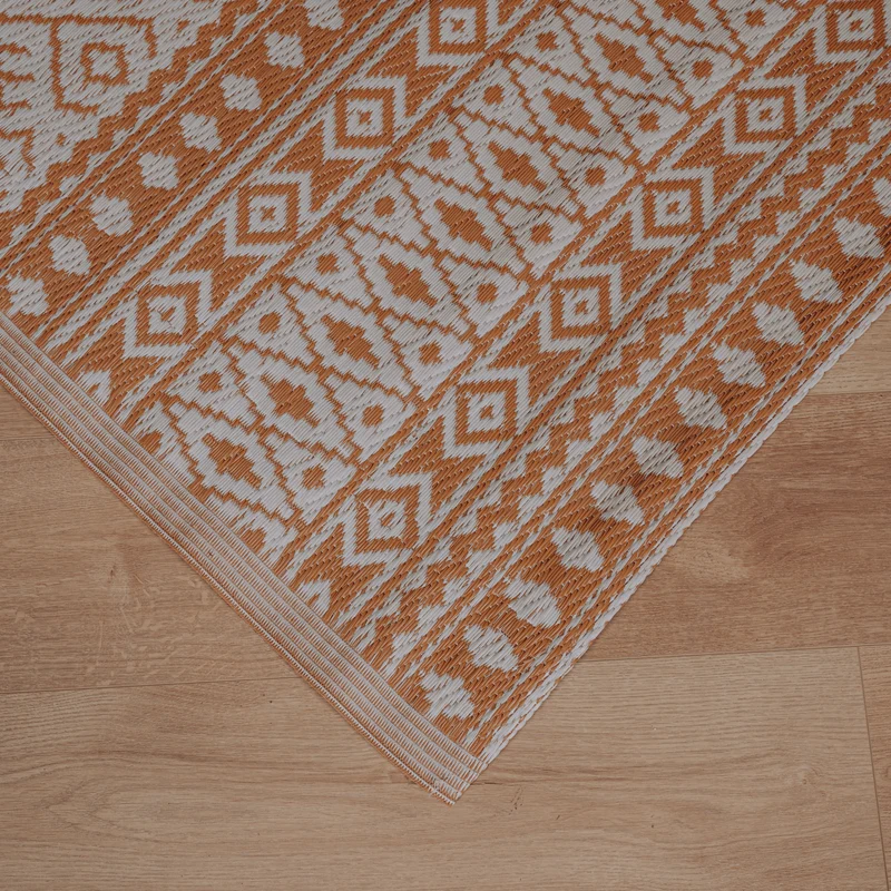 Tapis extérieur orange #1