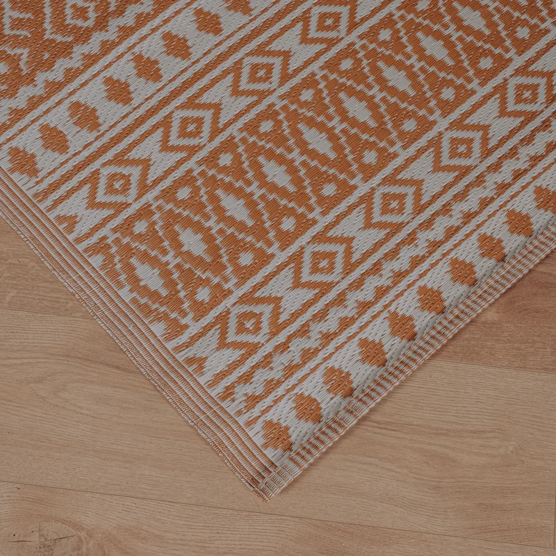 Tapis extérieur orange #1