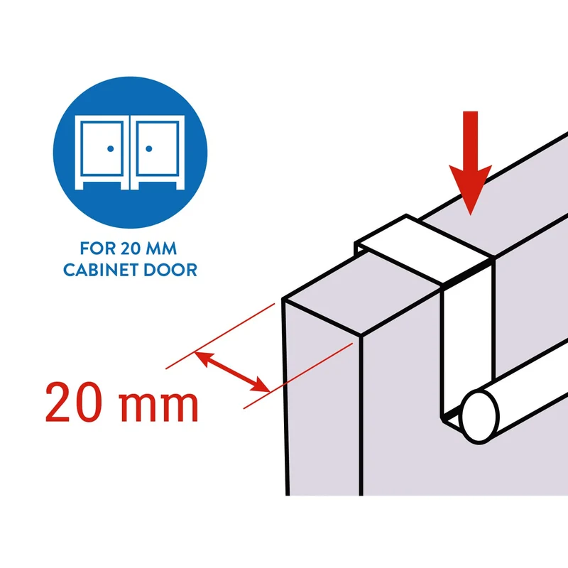 Tatkraft Double – Porte-serviettes double extensible en acier inoxydable pour portes et placards, installation sans outils