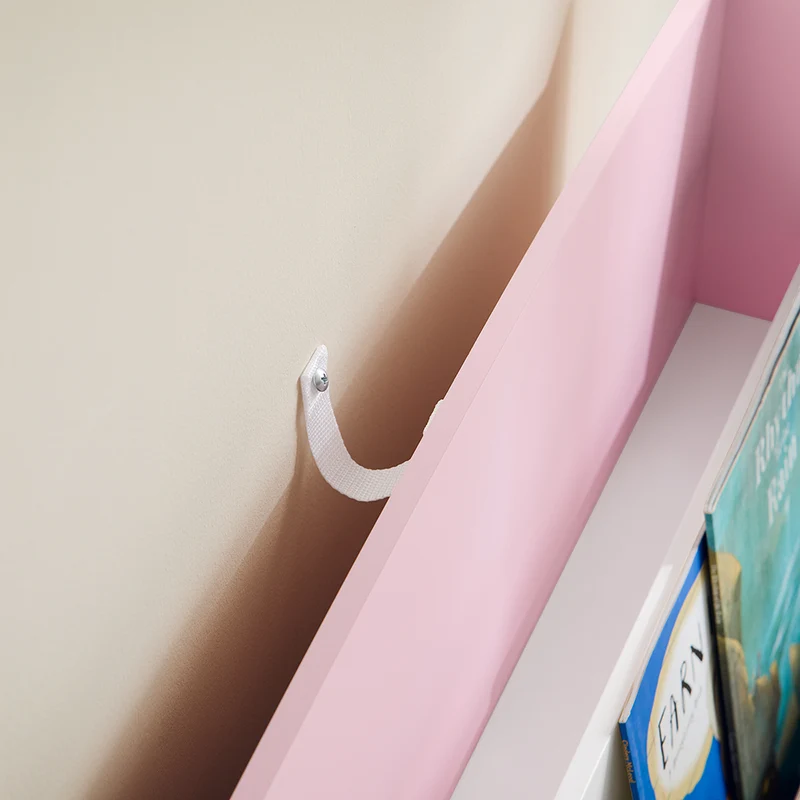SoBuy KMB32-P Bibliothèque Enfant, Étagère à Livres Enfants, Étagère de Rangement pour Chambre d'enfants