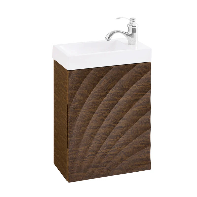 SoBuy BZR197-N Meuble Suspendu avec Lavabo
