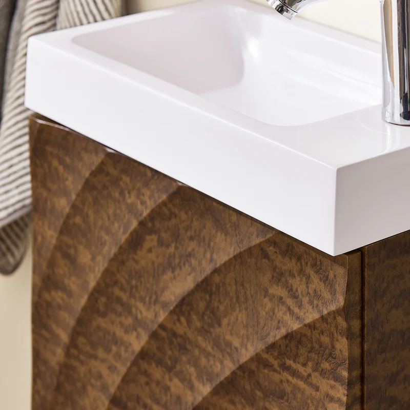 SoBuy BZR197-N Meuble Suspendu avec Lavabo