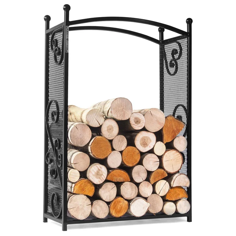 Cook King - Range Buche Interieur, Porte Buche, Rangement Bois - «CHERRY»