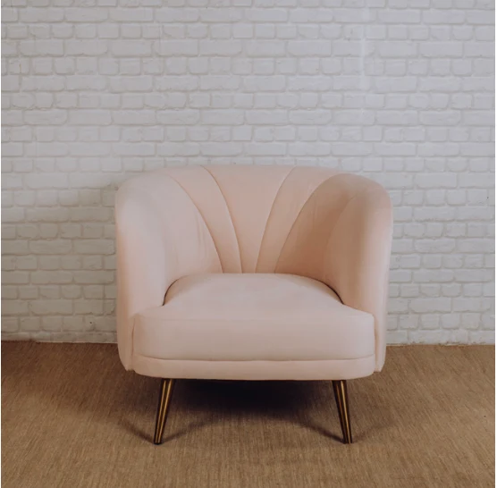 Fauteuil Barnabé Rose