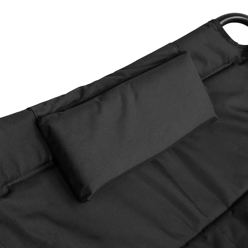 SoBuy OGS56-SCH Fauteuil à Bascule Confortable avec Coussin Rembourré avec Appui-tête et 2 Poches
