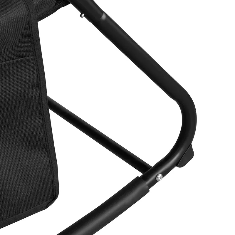 SoBuy OGS56-SCH Fauteuil à Bascule Confortable avec Coussin Rembourré avec Appui-tête et 2 Poches