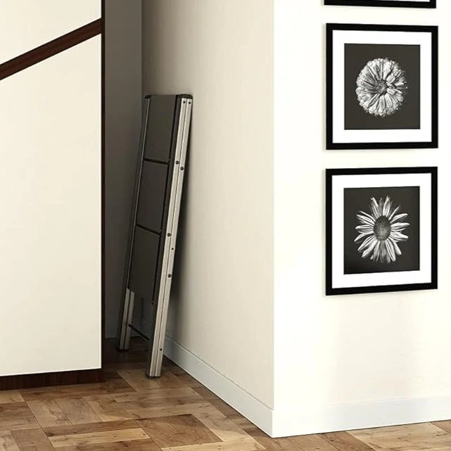 Colombo Leonardo 2 - Escabeau 2 Marches, Escabeau Pliable, Petit Escabeau, Marchepieds en Aluminium