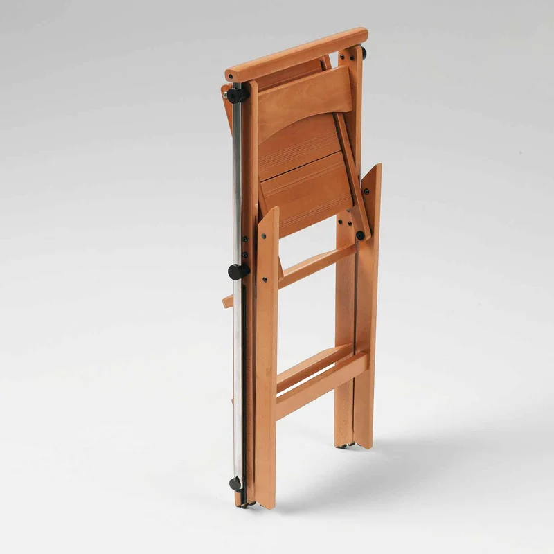 ARIT - Chaise Escabeau ELETTA, Tabouret Marche Pied, escabeau transformable et pliable avec système de sécurité - couleur cerise