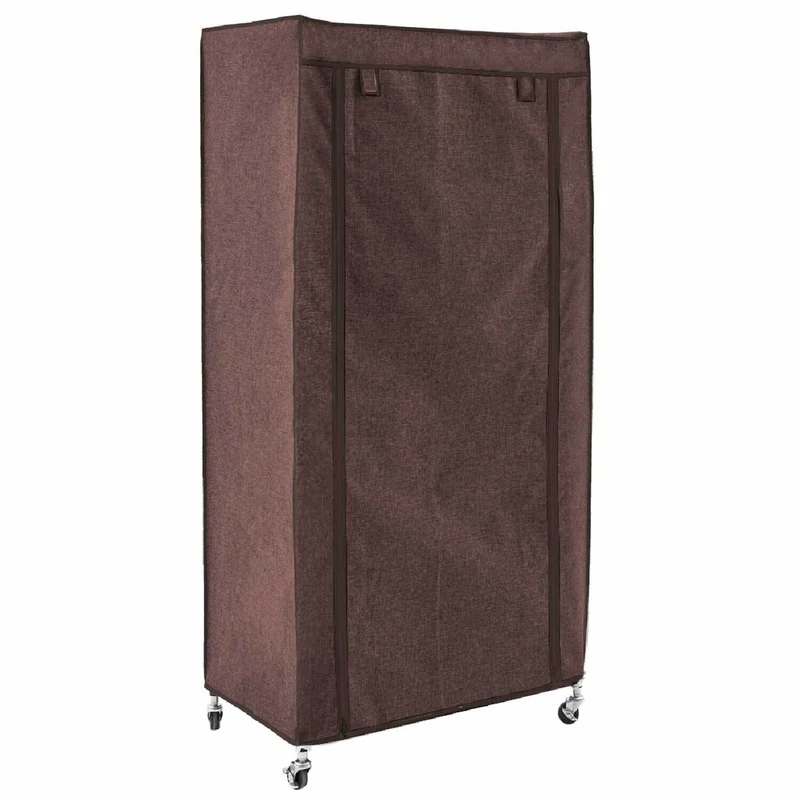 Armoire mobile avec housse brune – art moon Buffalo