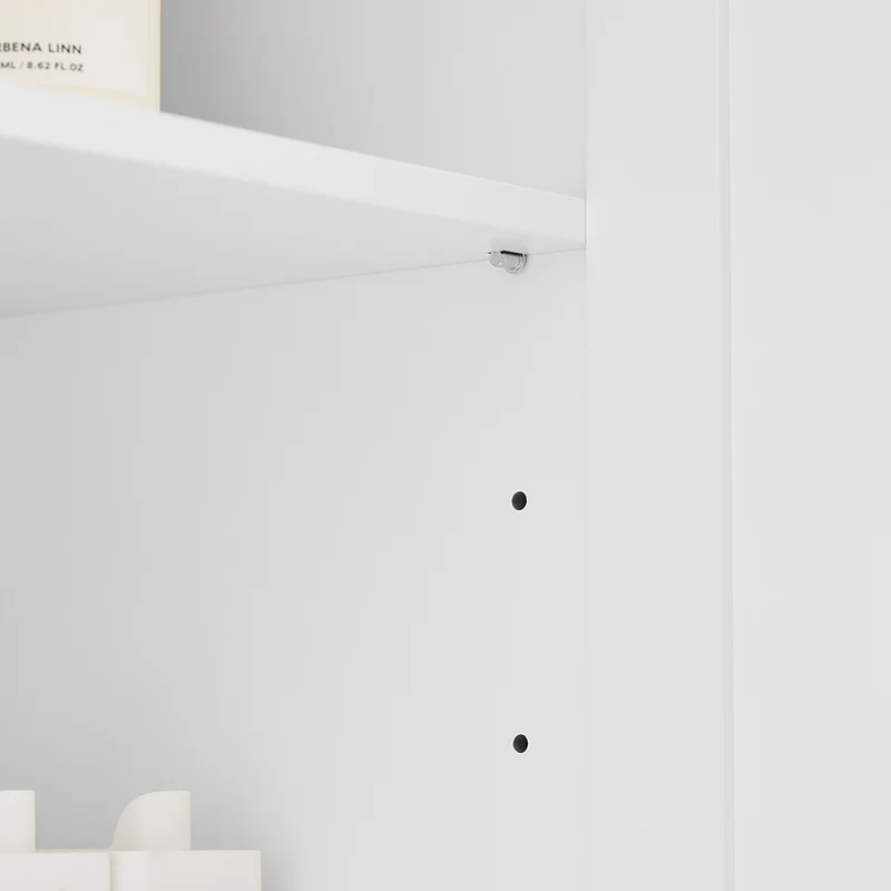SoBuy BZR188-W Armoire Murale Placard de Rangement Meuble de Rangement Suspendu Salle de Bain