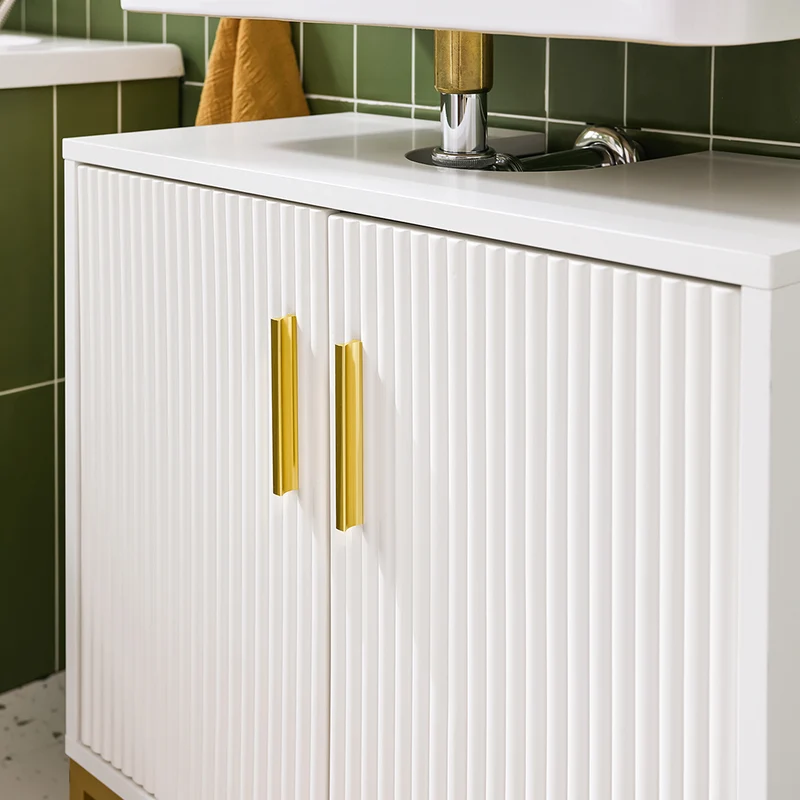 SoBuy BZR179-W Meuble sous Lavabo, Meuble sous Vasque