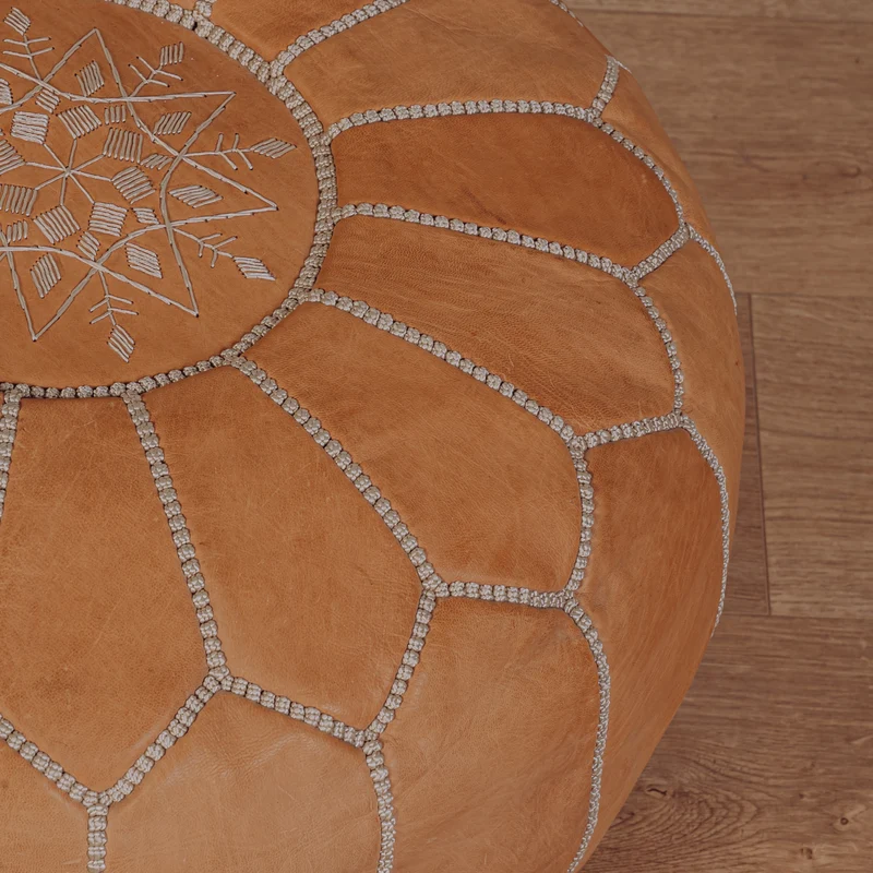 Pouf Fez naturel