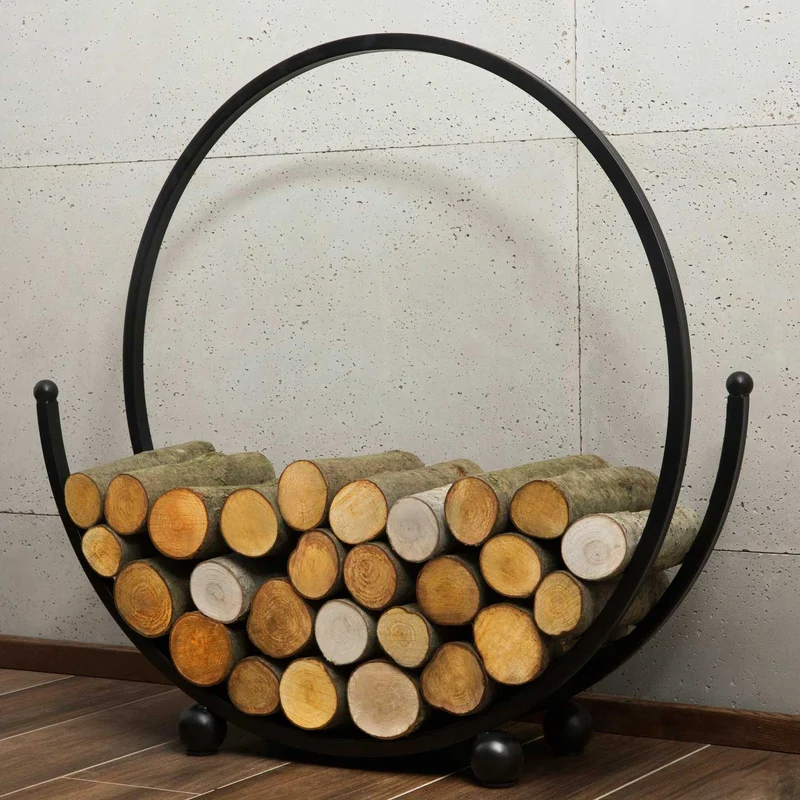 Cook King - Range Buche Interieur, Porte Buche, Rangement Bois - «SPIRAL» 80cm