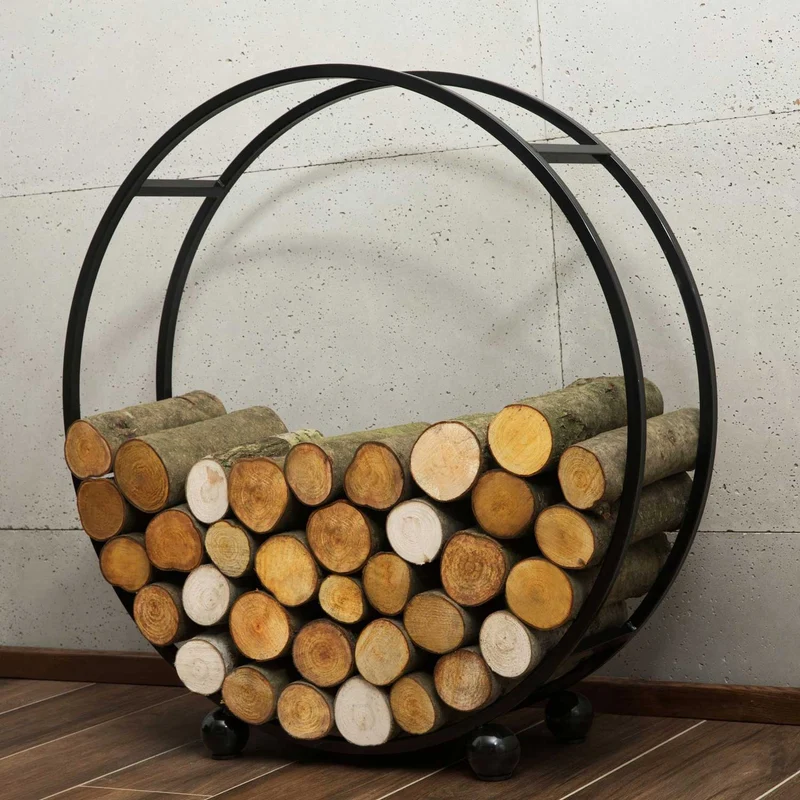 Cook King - Range Buche Interieur, Porte Buche, Rangement Bois - «DAISY» - 80cm, 100cm
