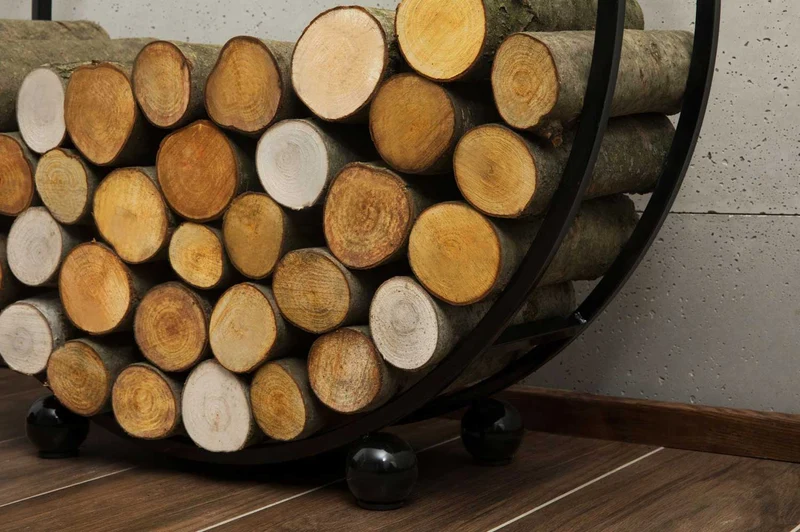 Cook King - Range Buche Interieur, Porte Buche, Rangement Bois - «DAISY» - 80cm, 100cm