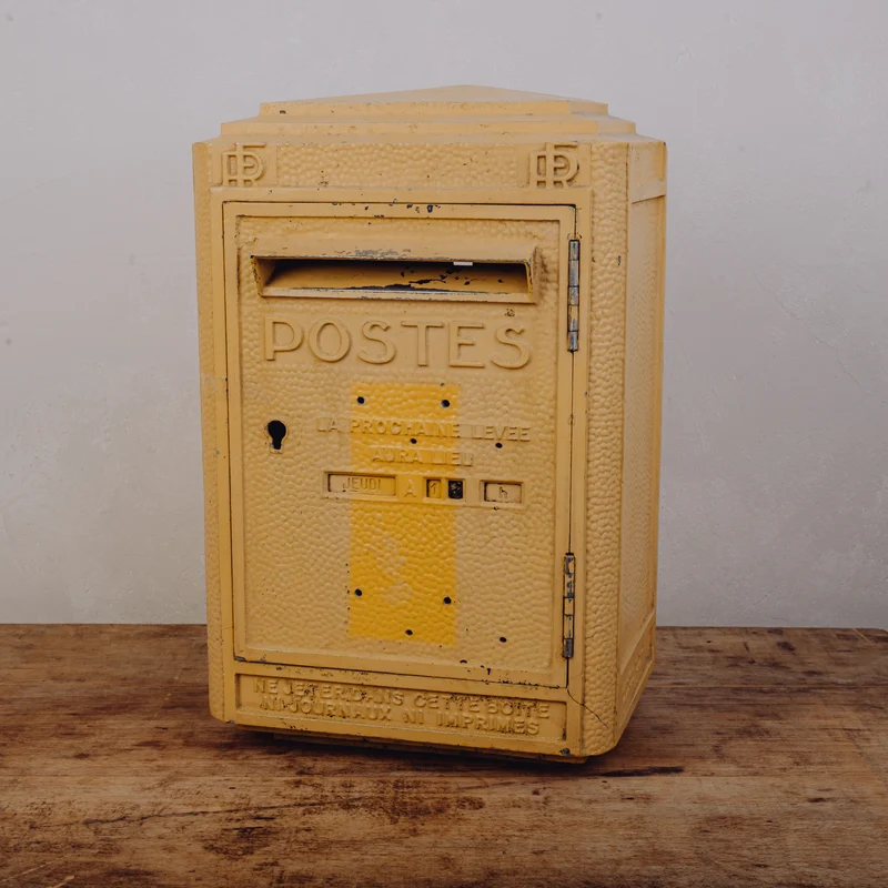 Boite aux lettres La Poste Jaune PM