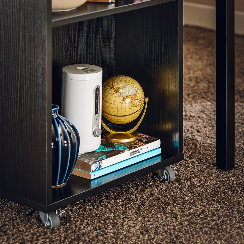 SoBuy ASK01-PF Caisson de Bureau Support Imprimante Bureau Mobile Caisson avec Tiroirs et Compartiments Bureau