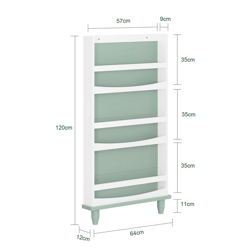 SoBuy KMB93-GR Bibliothèque pour Enfants, Étagère à Livres à 3 Niveaux Étagère de Rangement pour Chambre d'enfants